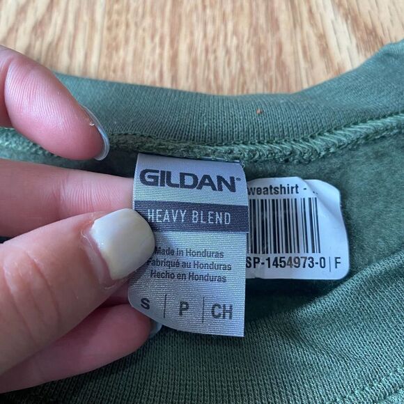 Redeemed Crewneck Military Green Small - Picture 3 of 5